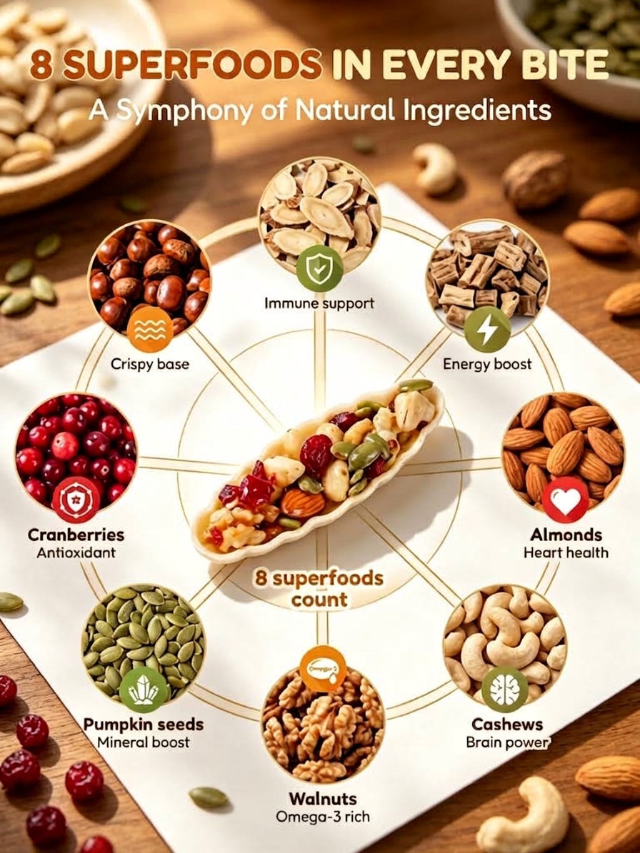 🌰Hand‑Baked Mixed Nut Energy Tart with Astragalus & Codonopsis-G$