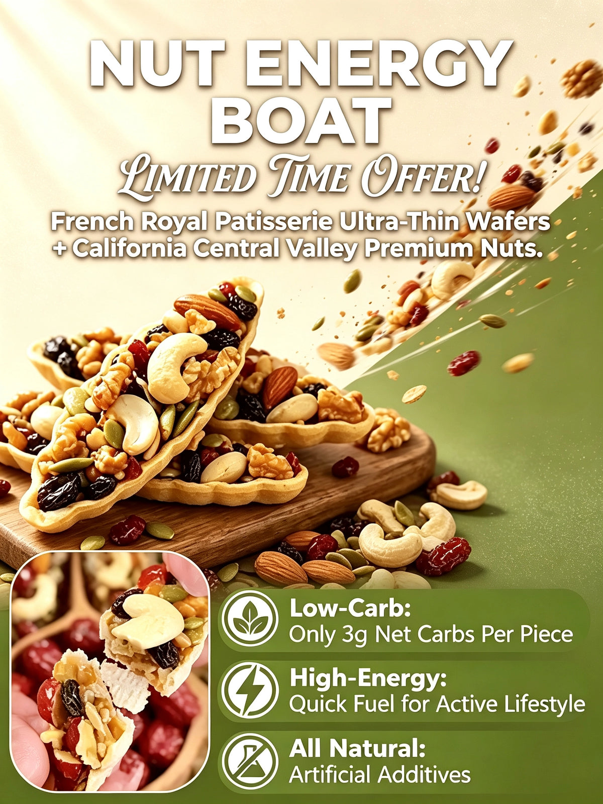 🌰Hand‑Baked Mixed Nut Energy Tart with Astragalus & Codonopsis-G$