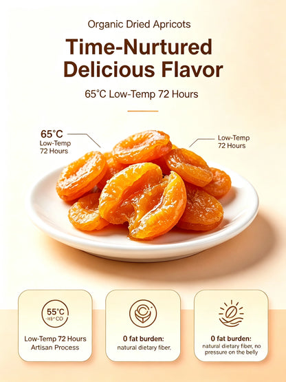 🍑Specialty California Central Valley Dried Apricots, Naturally Sweet Non‑GMO Sun‑Ripened Dried Fruit Snack-G$