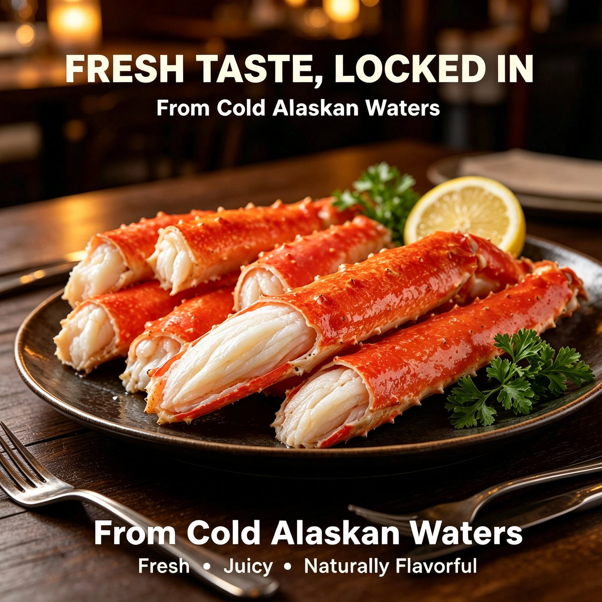 🦀Bristol Bay Alaskan Red King Crab Legs | Wild‑Caught Premium Shellfish-G$